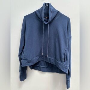 Sweaty Betty Harmonise Italian cotton blend sweatshirt navy Size M